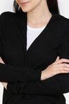 Zivame Comfy Knits Shrug - Black — thumbnail 5